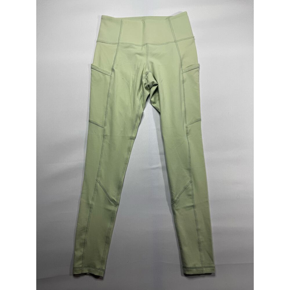 5.11 Tactical Women's Light Green Yoga Pants Leggings w/Pockets - Size S Petite*